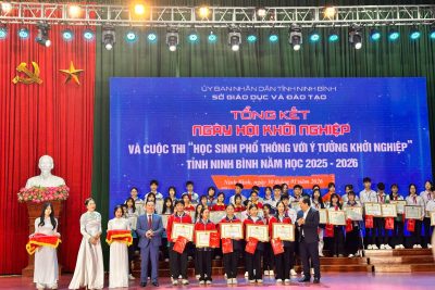 Học sinh nhà trường đoạt giải Ba tại Ngày hội khởi nghiệp và cuộc thi “HSPT với ý tưởng khởi nghiệp” cấp tỉnh, năm học 2025-2026